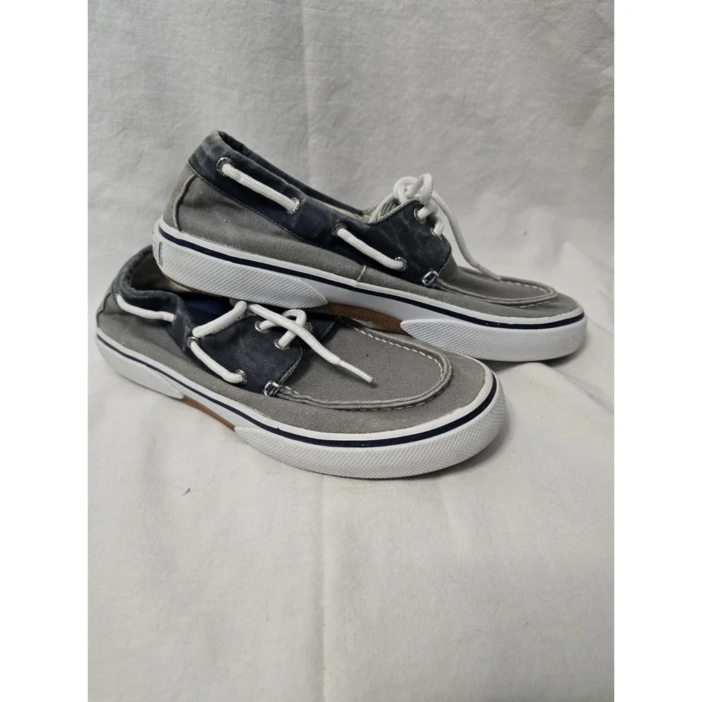 mens‎ sperry boat shoes size 7.5 Grey/Navy